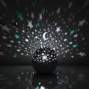 Zaman Ayarlı Fişli Yıldız Projektör Ortam Lambası