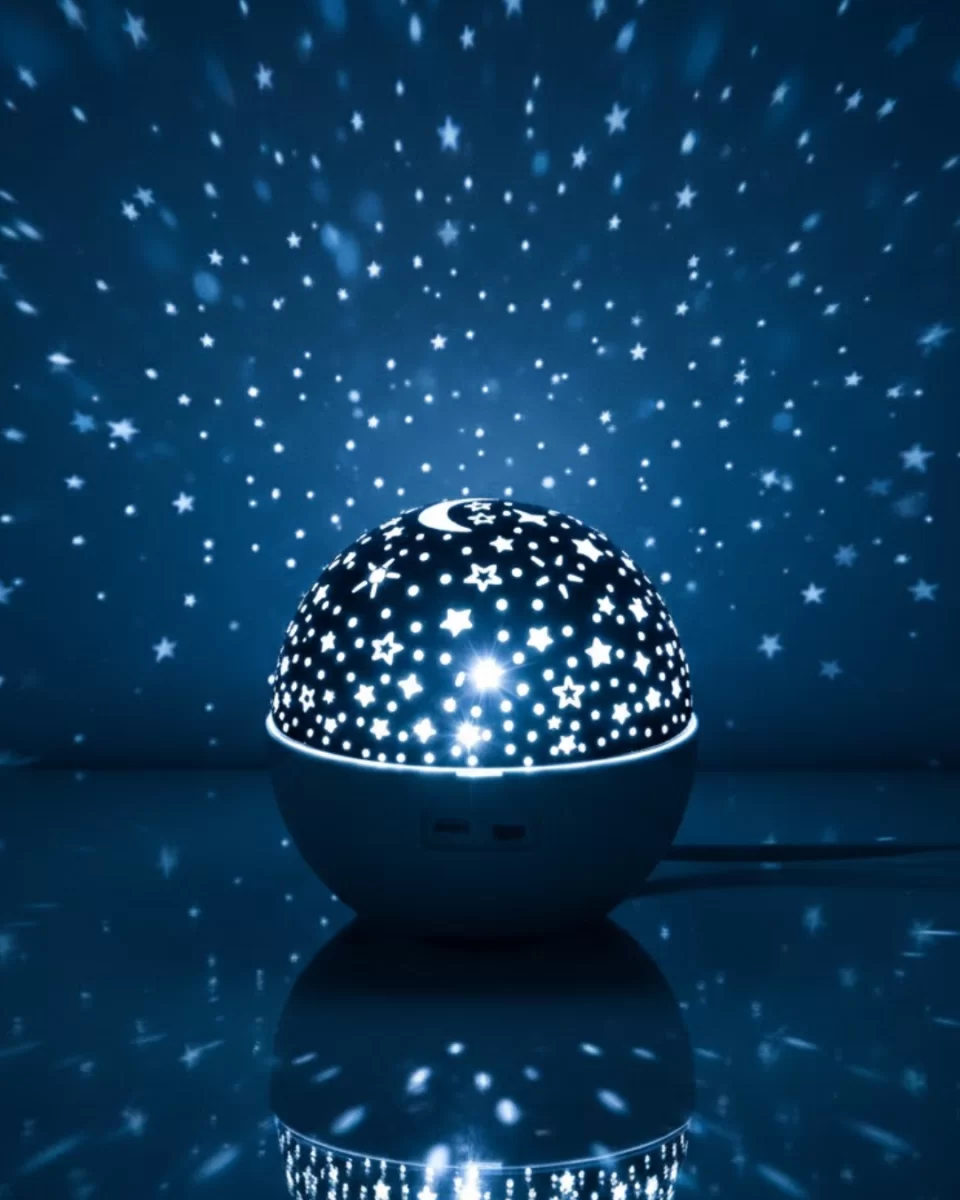 Çocuk ve Yetişkinler İçin Yıldız Projektör Gece Işığı