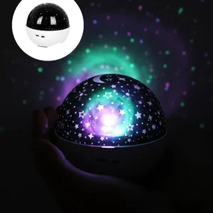Sesle Tepki Veren Yıldız Projektör Oda Lambası