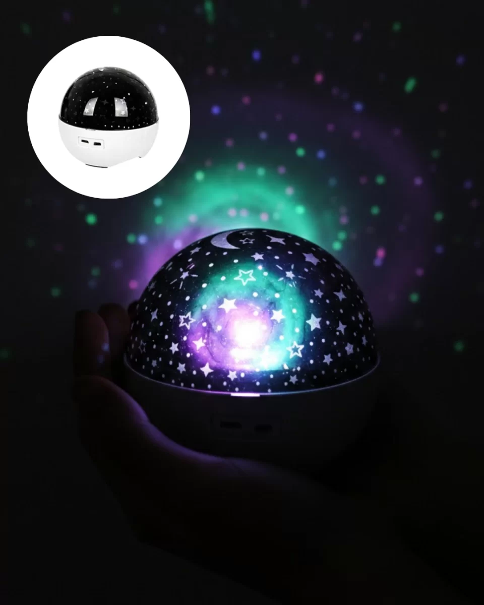 Sesle Tepki Veren Yıldız Projektör Oda Lambası