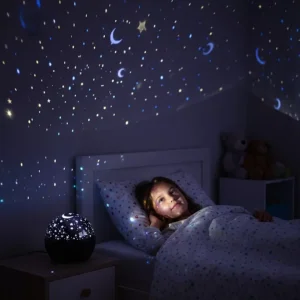 Sesle Tepki Veren Yıldız Projektör Gece Işığı