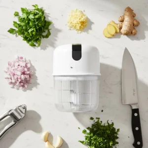 Kablosuz Elektrikli Sarımsak Ezici Paslanmaz Bıçak