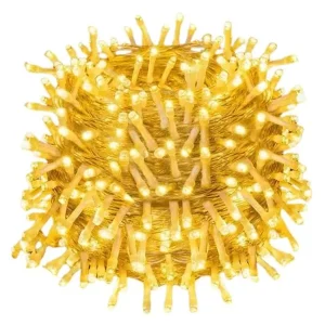 10 Metre Günışığı Led Işık Fişli Dekoratif Sarı Ton Aydınlatma 3 Modlu Led Şerit