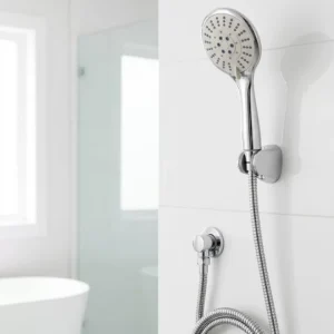 Çok Fonksiyonlu El Duşu Seti Kireç Önleyici Duş Başlığı Spiral Hortum Mafsallı Askı