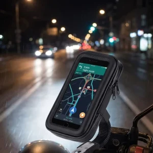 Bisiklet Scooter Motosiklet İçin Su Geçirmez Telefon Standı 360 Derece Döner