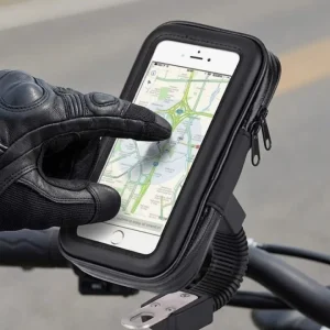 360 Derece Döner Su Geçirmez Bisiklet Telefon Tutucu Gidon Montaj Standı
