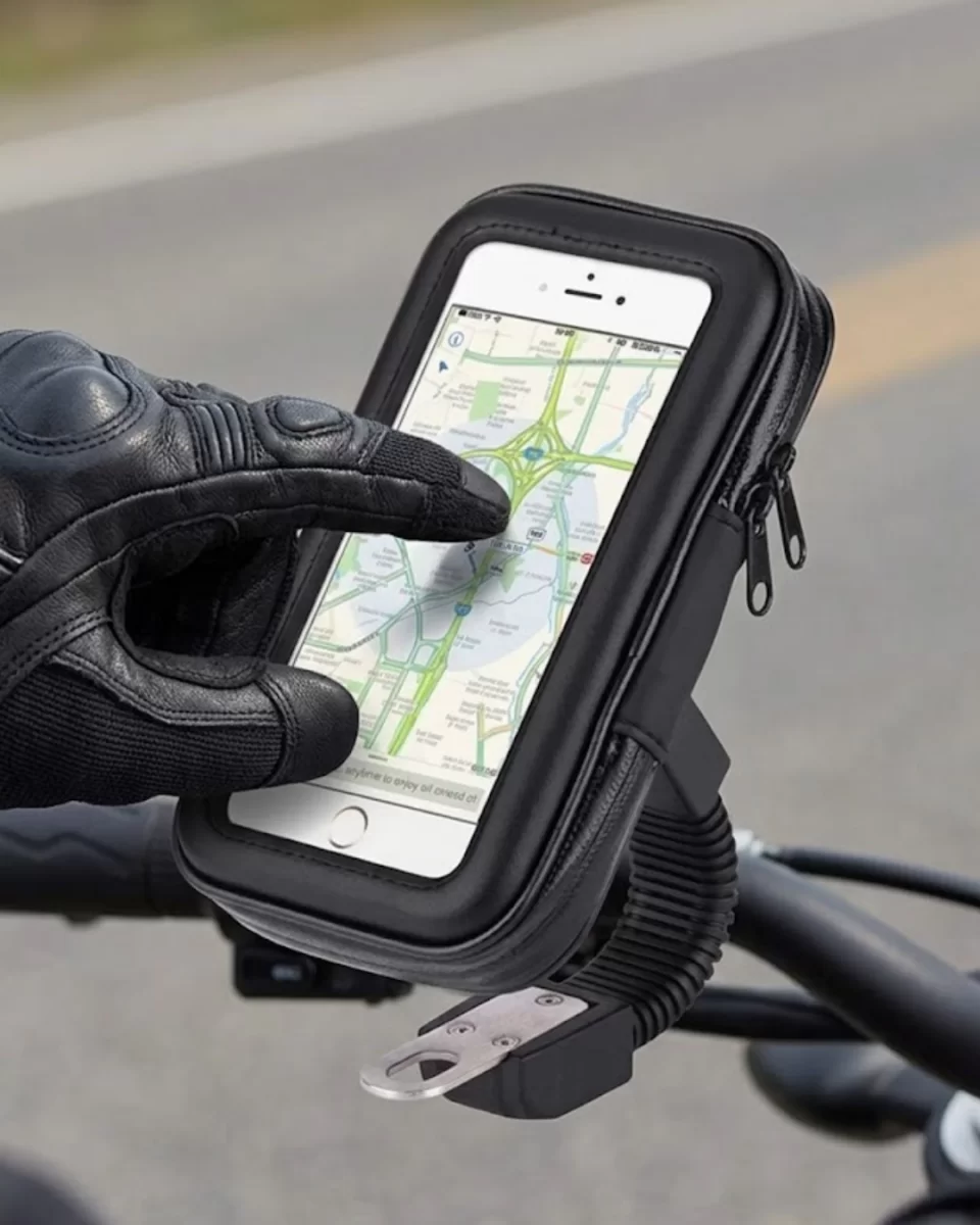 360 Derece Döner Su Geçirmez Bisiklet Telefon Tutucu Gidon Montaj Standı