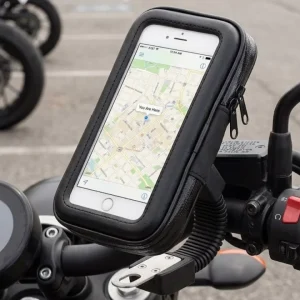 Su Geçirmez Motosiklet Scooter Telefon Standı Dokunmatik Ekranlı Bisiklet Tutucu