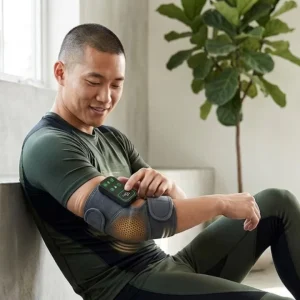 Isı Kontrollü Titreşimli Diz Omuz Masaj Dizlik Seti Kablosuz 2 Adet