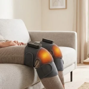 Kablosuz Isıtmalı Diz Omuz Masaj Cihazı Titreşimli Eklem Masaj Bandı 2li Set
