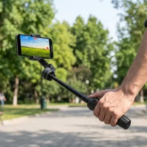 3 Axis Telefon Gimbal Stabilizer Video Çekim Sabitleyici