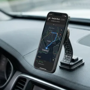 Katlanabilir Manyetik Araç Telefon Tutucu 360 Derece Döner Stand