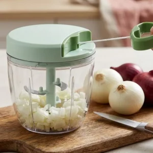 Manuel İpli Sebze Doğrayıcı Çok Bıçaklı Pratik Mutfak Blenderı