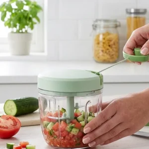 Çek Bırak Mekanizmalı Manuel Doğrayıcı Sebze ve Soğan Rondosu