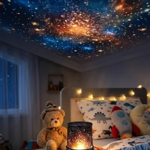 LED Yıldız Projeksiyon Lambası Romantik Oda Atmosfer Işığı