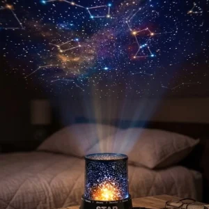 Star Projektör Gece Lambası Tavana Yıldız Yansıtan LED Işık