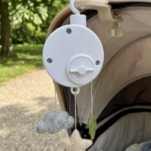 Müzikli Bebek Uyutucu Çekmeli Mekanik Müzik Kutusu Asılabilir Tasarım