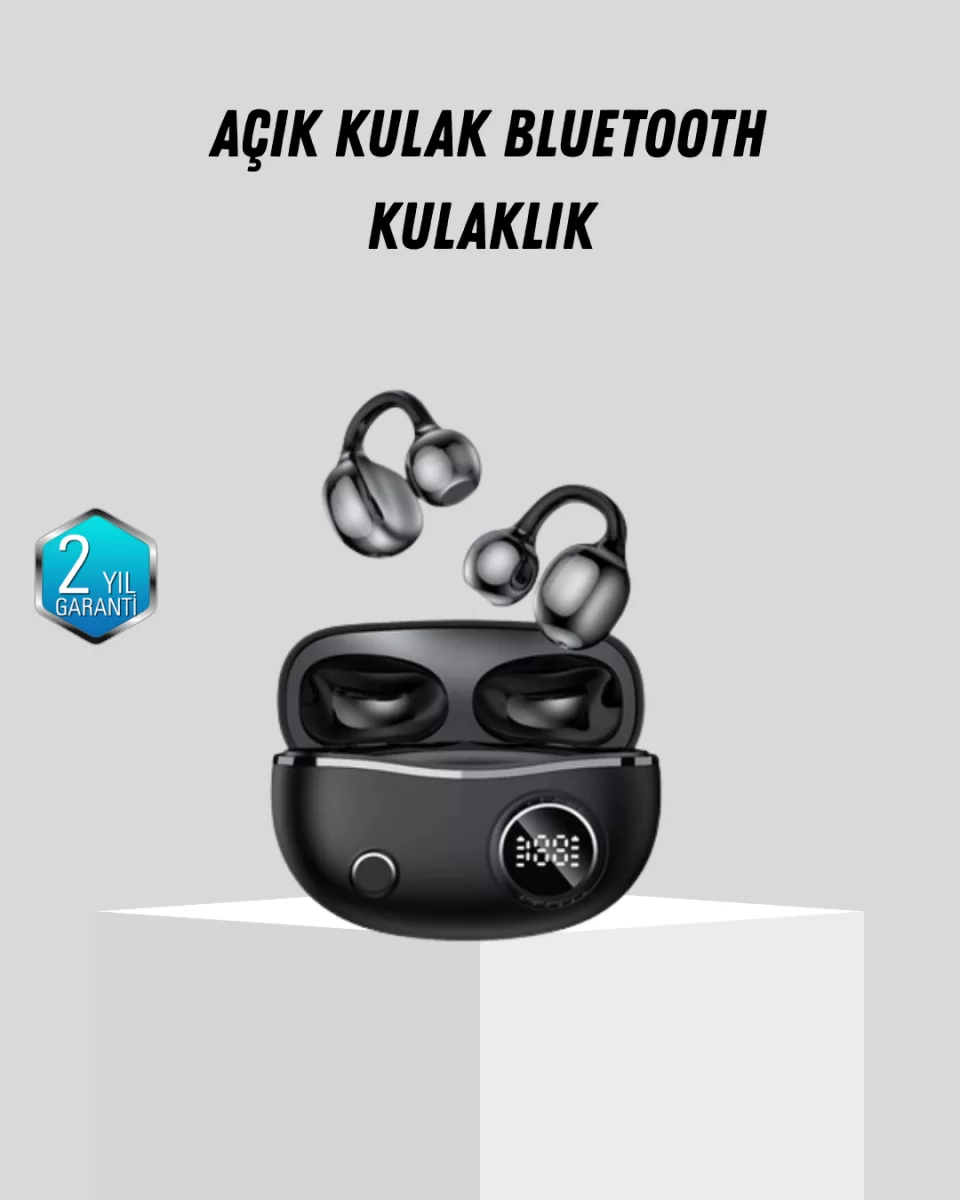 Açık Kulak Bluetooth Kulaklık 5.4 APTX Destekli Ergonomik Tasarım