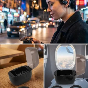 Şarj Kutulu Kablosuz Kulaklık Dokunmatik Kontrol Stereo Ses Deneyimi