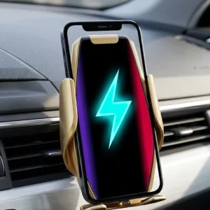 Araç Havalandırma Telefon Tutucu Kablosuz Şarj Destekli Akıllı Sensörlü