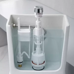 Vitrifiye Rezervuar İç Takımı Basmalı Mekanizma Alt Girişli Sessiz Dolum Sistemi