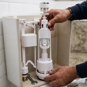 Basmalı Rezervuar İç Takımı Alt Girişli Sessiz Su Dolumlu Klozet İç Mekanizma Seti