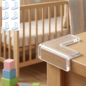 Çocuk Güvenlik Köşe Koruyucu 8 Li Set Masa Sehpa Köşe Aparatı