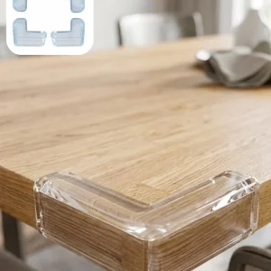 Çocuk Güvenlik Köşe Koruyucu 4 Lü Set Masa Sehpa Köşe Aparatı