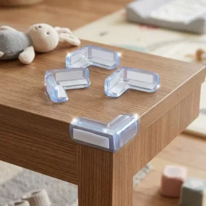 Masa Köşe Koruyucu 4 Lü Set Bebek Çocuk Güvenlik Köşe Aparatı