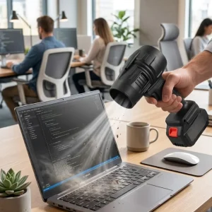 Taşınabilir Şarjlı Üfleme Makinesi Güçlü Hava Akımı Temizlik Cihazı