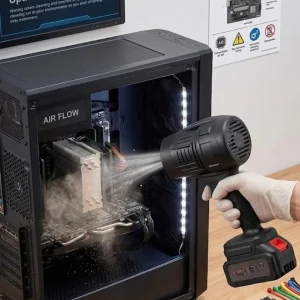 Kablosuz Yaprak Üfleyici Bahçe ve Araç Temizleme Hava Üfleme Makinesi