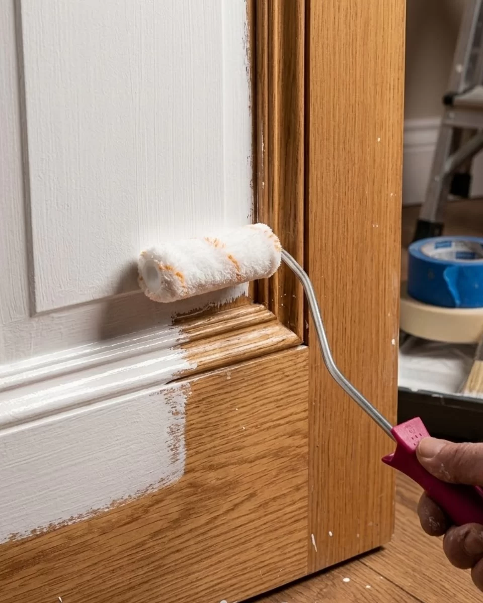 Profesyonel Mini Boya Rulosu 10 Cm Boya Fırça Seti 6 Yedek Rulo Hediyeli