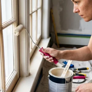 Dar Alan Boyama Rulosu 10 Cm Boya Fırça Seti 6 Adet Yedek Rulo Hediyeli