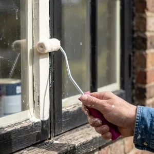 Mini Boya Rulo Seti 10 Cm Boya Fırçası 6 Adet Yedek Rulo Hediyeli Boya Uygulama Aparatı