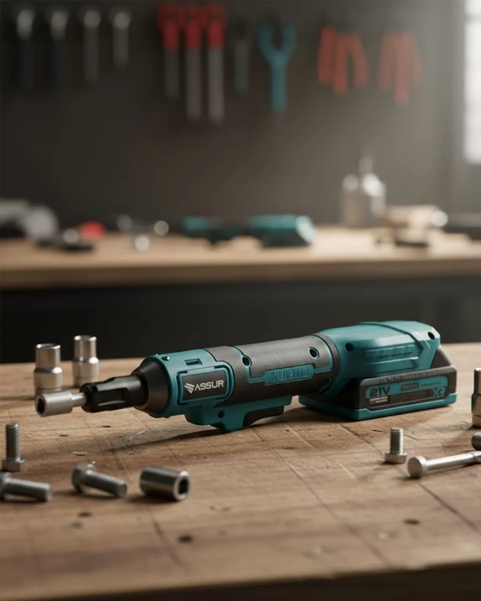 Yandan Sıkma Somun İşlemleri İçin 21V Akülü Cırcır Anahtar