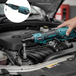 Yandan Sıkma Somun İçin Akülü Cırcır Anahtar Dar Alan Uyumlu