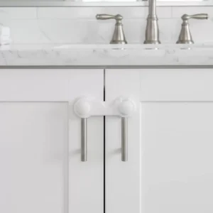 4 Adet Dolap ve Çekmece Emniyet Kilidi Çift Taraflı Bantlı Güvenli Tasarım