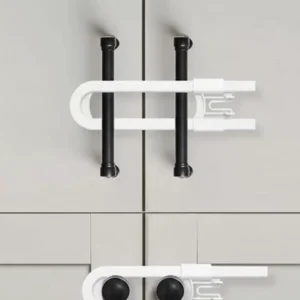 4 Adet Dolap ve Kapak Emniyet Kilidi Evde Güvenli Kullanım İçin