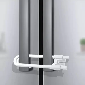 4 Adet Çocuk Güvenlik Dolap Kilidi Dayanıklı ve Uzun Ömürlü Tasarım