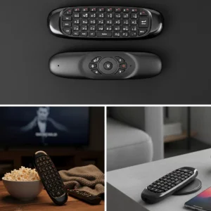 Android TV ve PC Uyumlu Kablosuz Hava Fareli Kumanda
