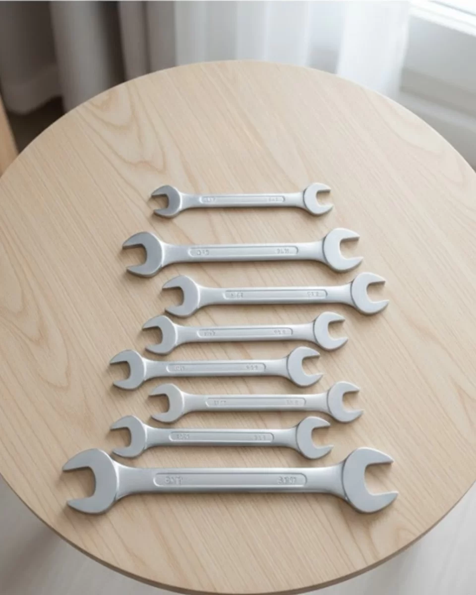 Açık Ağız Kombine Anahtar Seti 8 Ölçü Dayanıklı Yapı