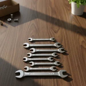 Kombine Açık Ağız Anahtar Seti 8 Parça Çok Amaçlı Kullanım