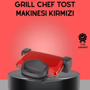 Profesyonel 2000W Tost Makinesi – Ayarlanabilir Termostat ve Çıkarılabilir Plaka