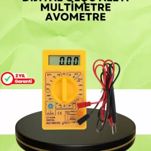 Profesyonel Dijital Multimetre Volt Amper Direnç Ölçümü