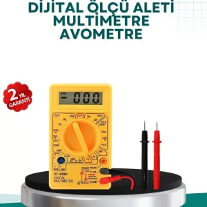 Elektrik Ölçüm Cihazı Dijital Multimetre 10 Amper Destekli