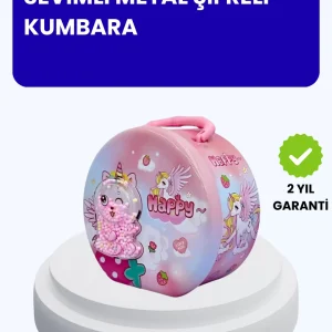 Çocuk Para Kasası Anahtarlı Güvenli Tasarruf Kutusu