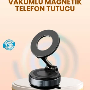 Vakumlu Manyetik Araç Telefon Tutucu Güçlü Tutuş