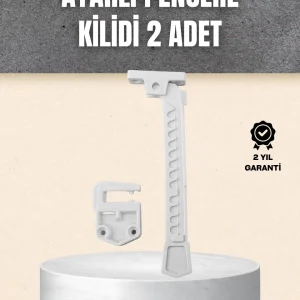 Kolay Montajlı Pencere Açılma Sınırlayıcı 2’li Set