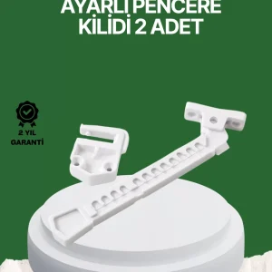 Çocuk ve Evcil Hayvanlar İçin Pencere Emniyet Kilidi 2 Adet