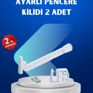 Pencere Güvenlik Kilidi Açılma Sınırlayıcı Aparat 2 Adet